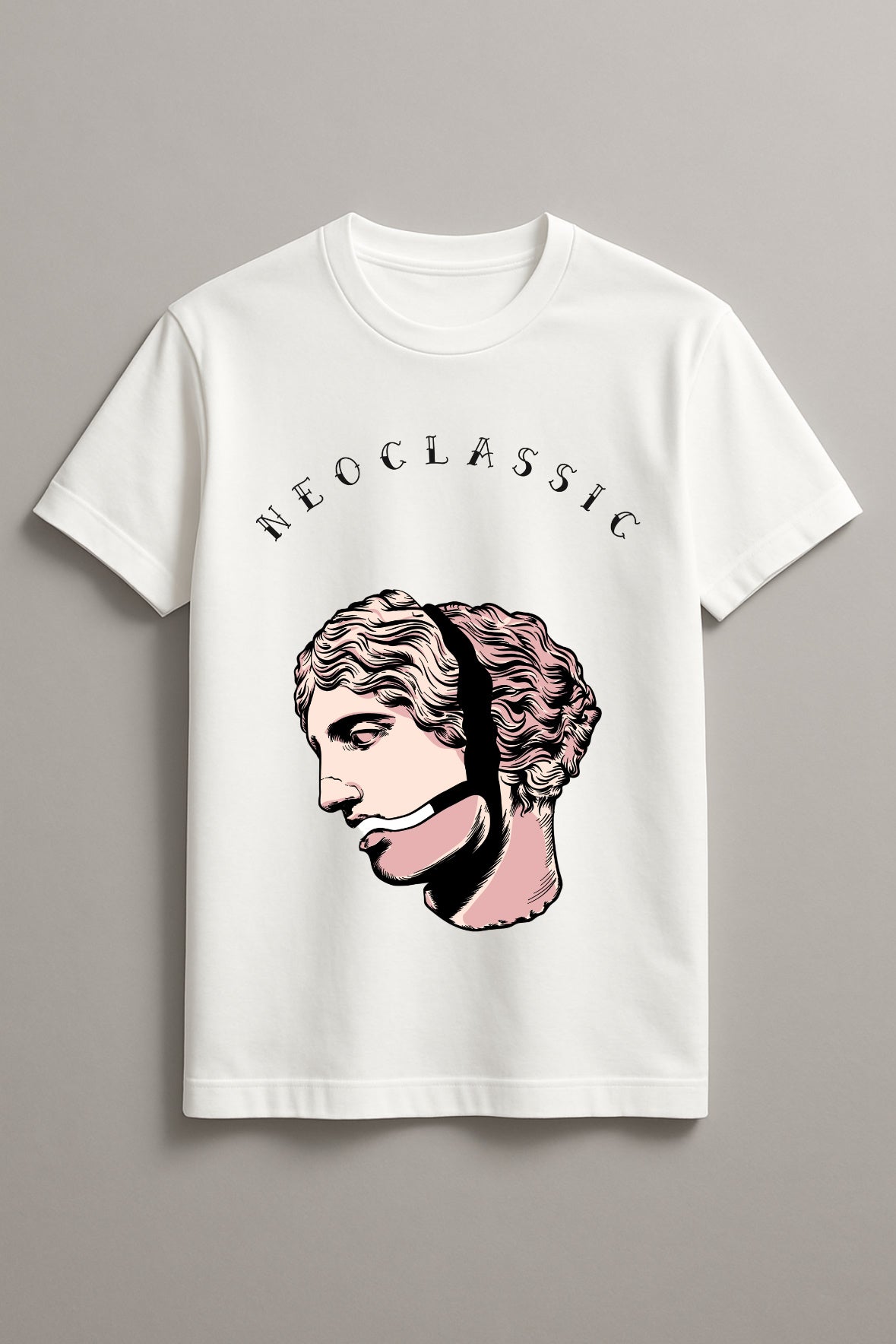 Unisex The Thinker Graphic Printed Round Neck Cotton T Shirt