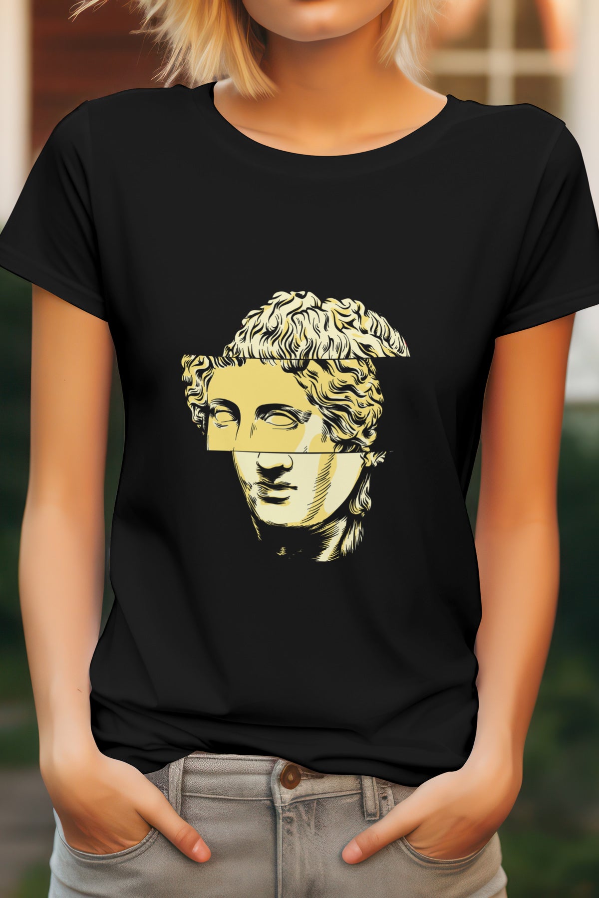 Unisex Renaissance Graphic Printed Round Neck Cotton T Shirt
