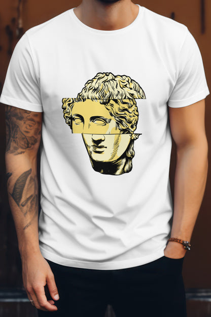 Unisex Renaissance Graphic Printed Round Neck Cotton T Shirt