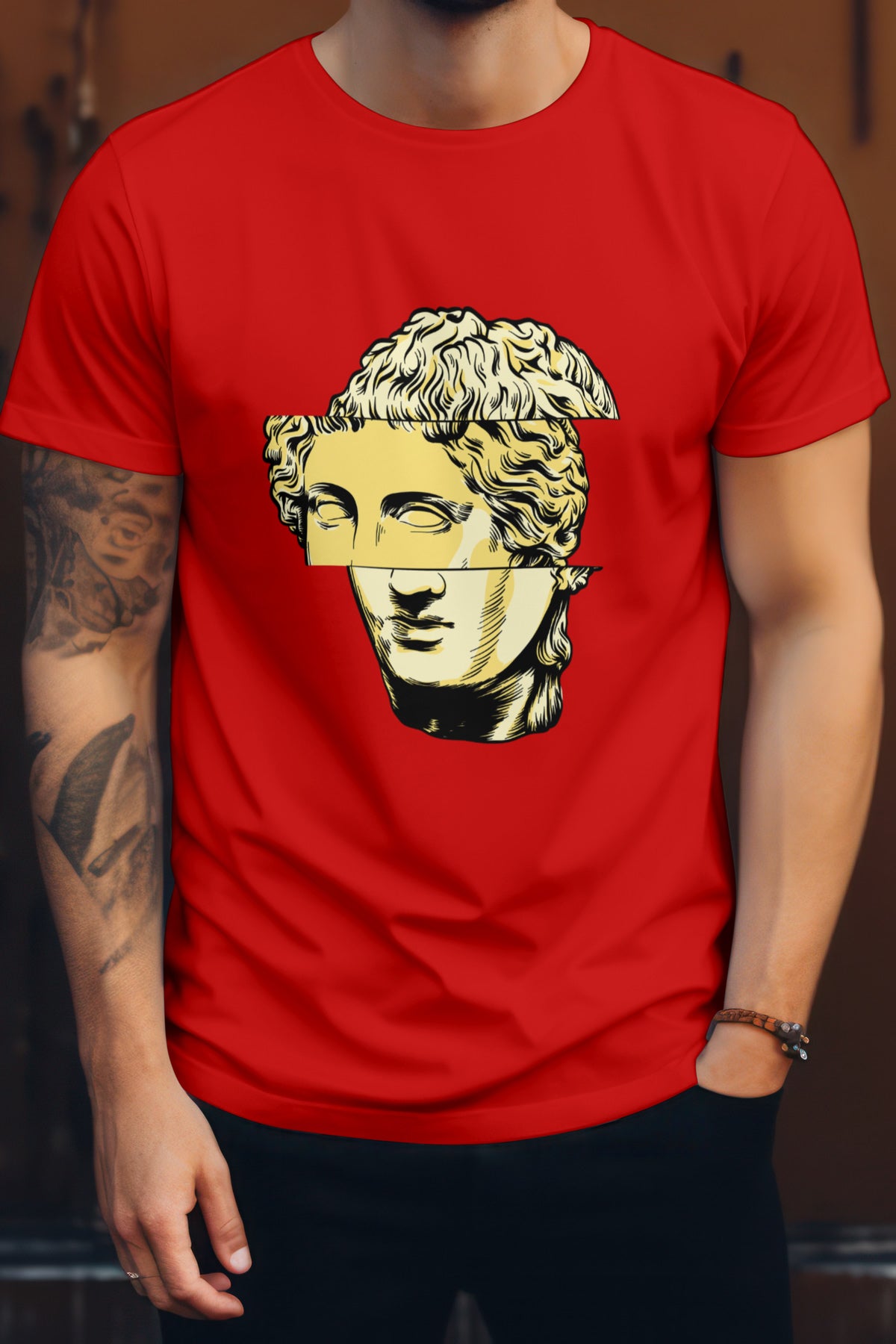 Unisex Renaissance Graphic Printed Round Neck Cotton T Shirt