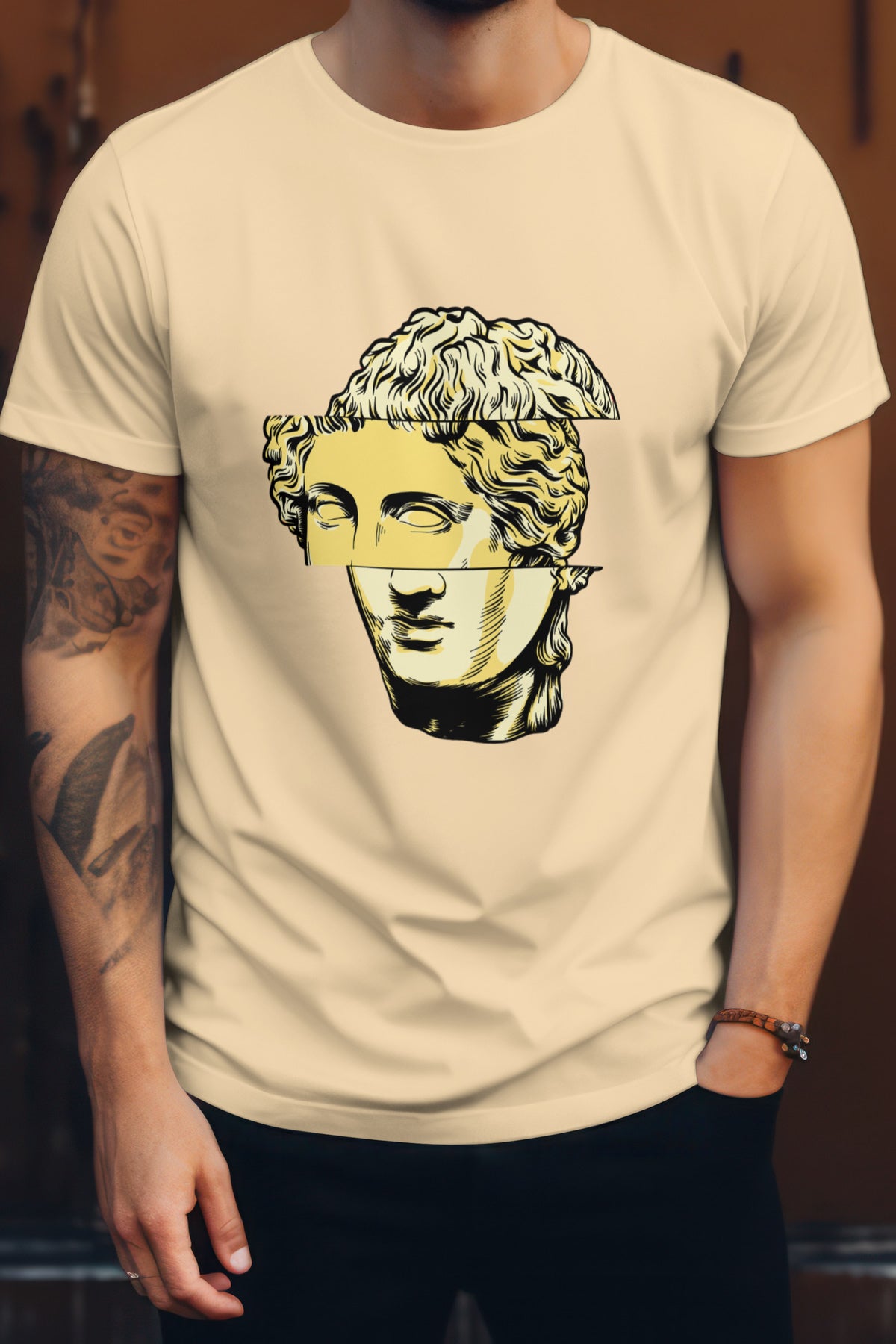 Unisex Renaissance Graphic Printed Round Neck Cotton T Shirt