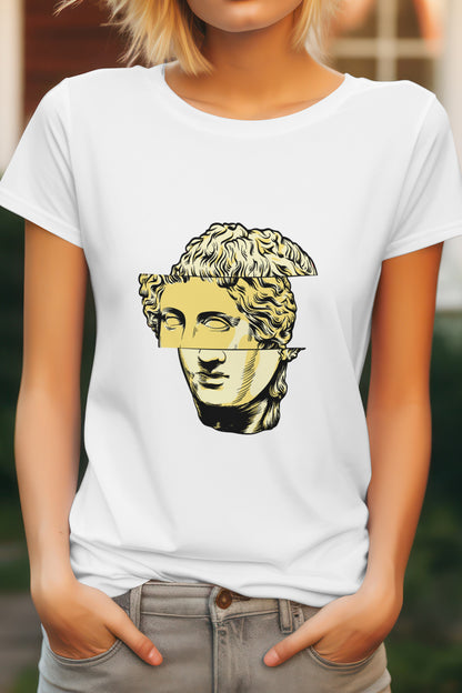 Unisex Renaissance Graphic Printed Round Neck Cotton T Shirt