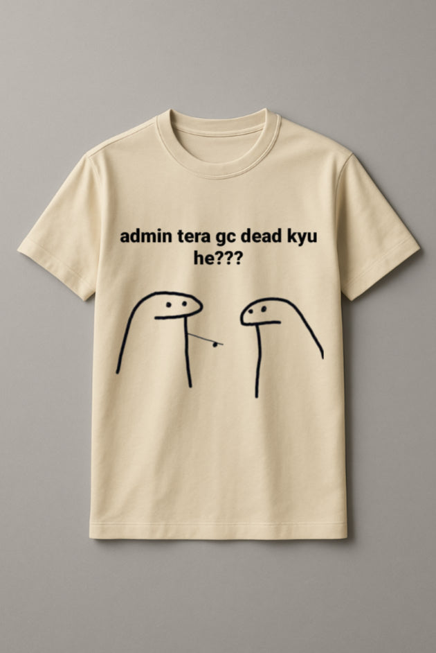 Unisex Lighthearted Graphic Printed Round Neck Cotton T Shirt
