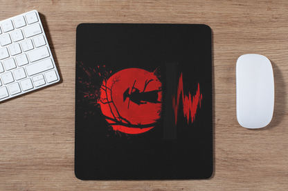 Evening samurai mouse pad