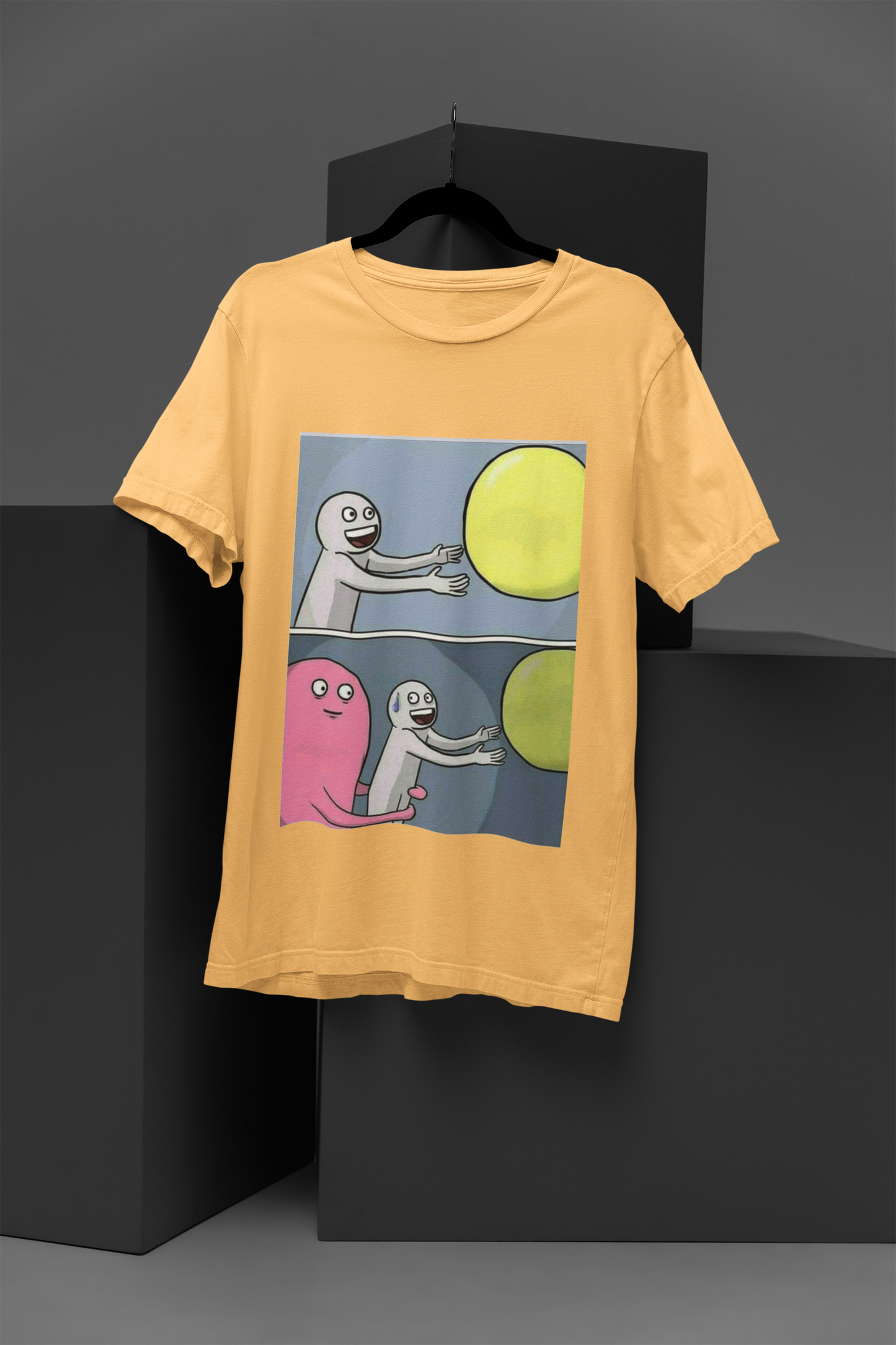 Unisex Memefied Graphic Printed Round Neck Cotton T Shirt