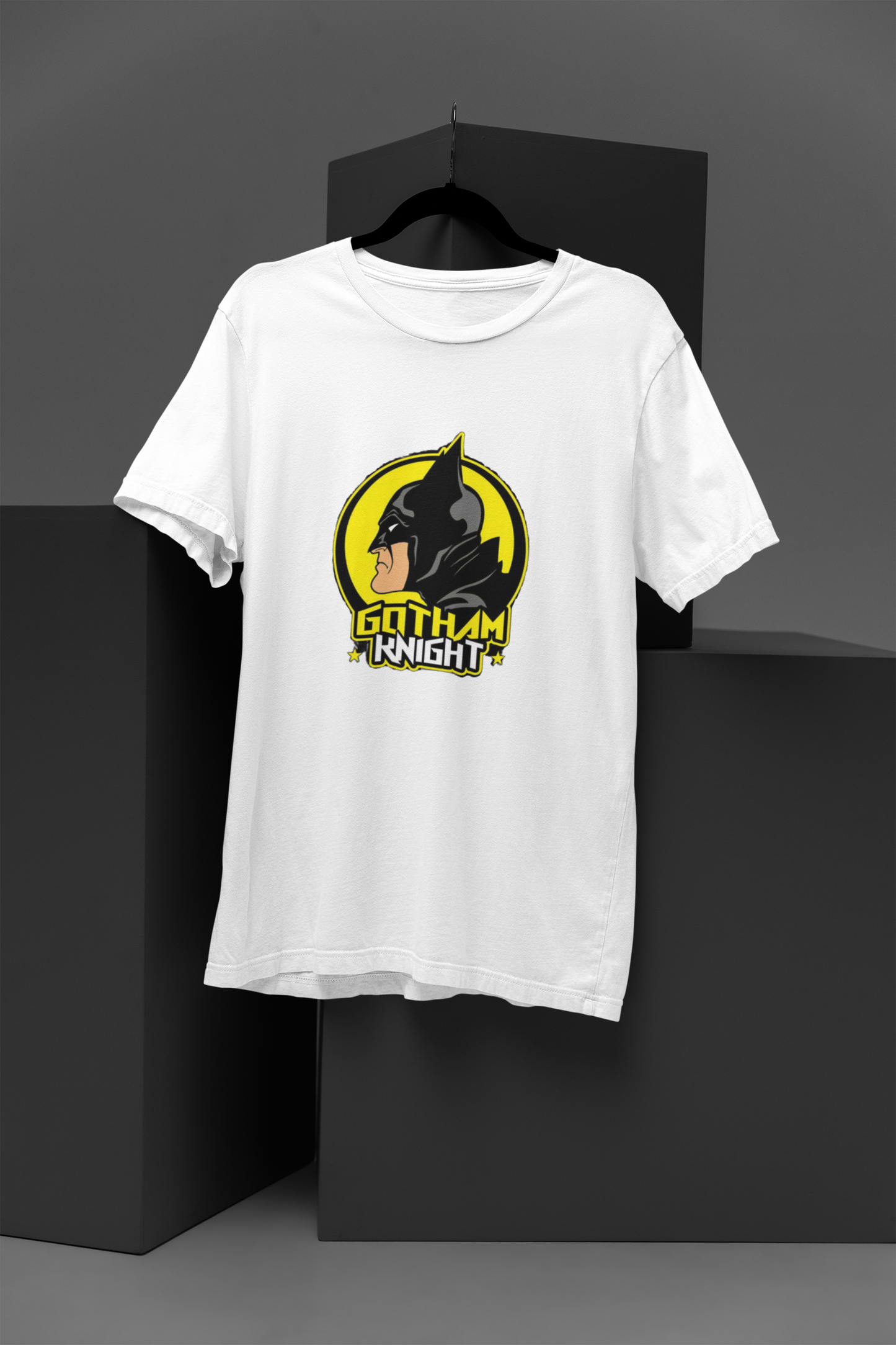 Unisex Batman Graphic Printed Round Neck Cotton T Shirt