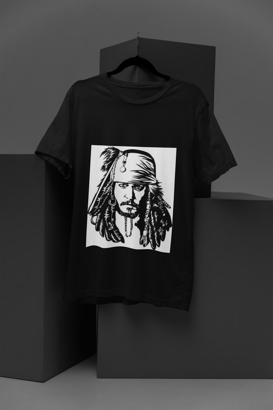 Unisex Jack The Detective Graphic Printed Round Neck Cotton T Shirt