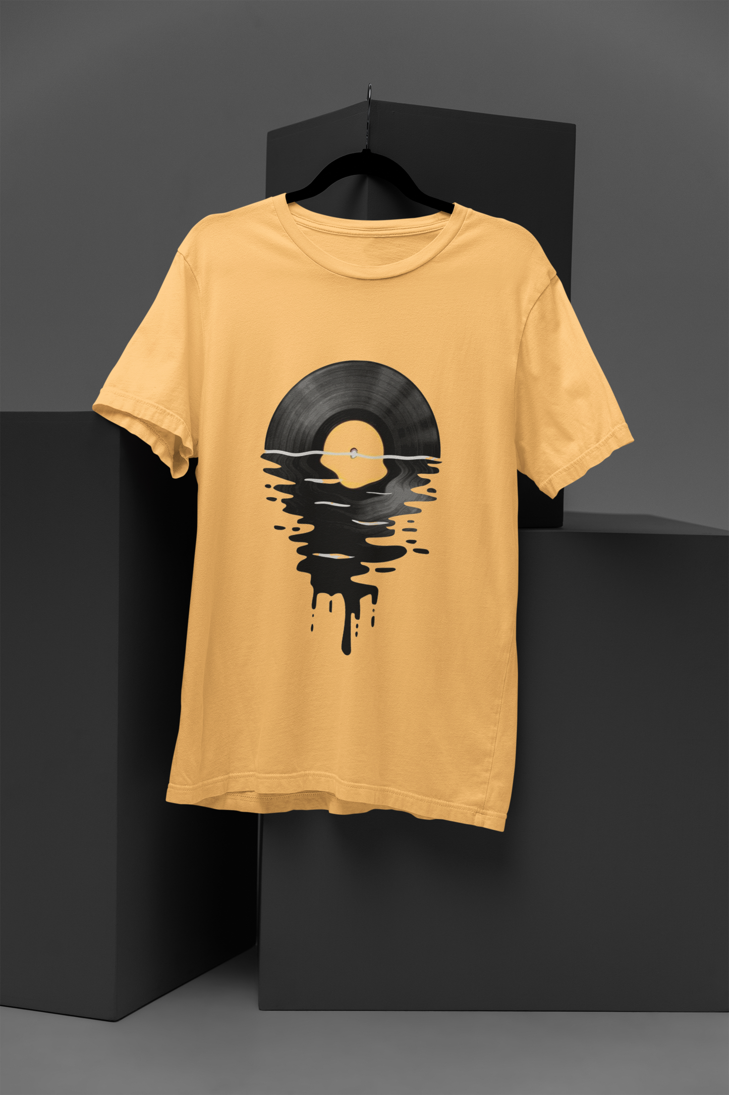 Unisex Whimsical CD Graphic Printed Round Neck Cotton T Shirt