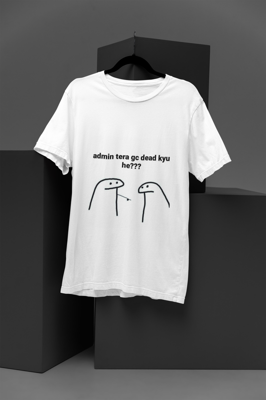 FOMO Fashions Lighthearted Meme T Shirt white tee with smiling meme face graphic print