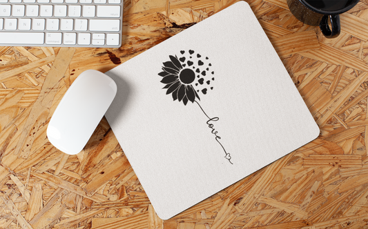 Love Flower Mousepad