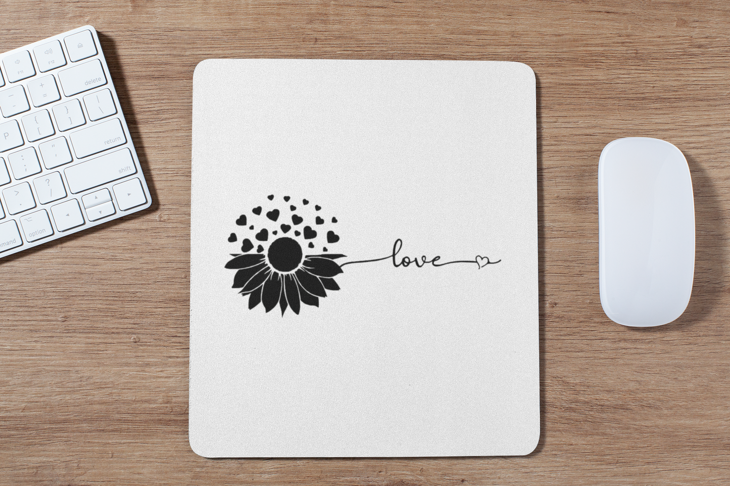 Love Flower Mousepad