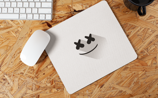 Marshmallow smile mouse pad