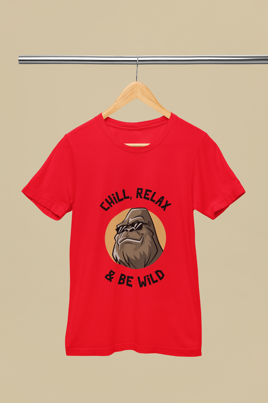 Cri Hit T Shirt design mockup featuring shooter‑clipart gaming logo on white polyester tee