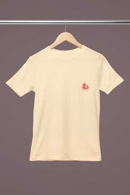 Unisex The Free Sprit Graphic Printed Round Neck Cotton T Shirt
