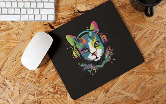Music cat mouse pad