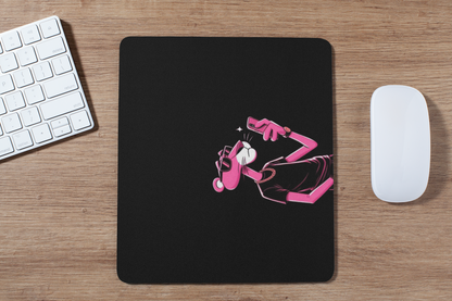 Pink panther mouse pad