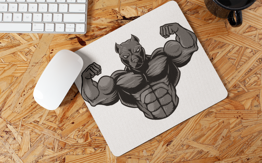 Strong ptbull mouse pad
