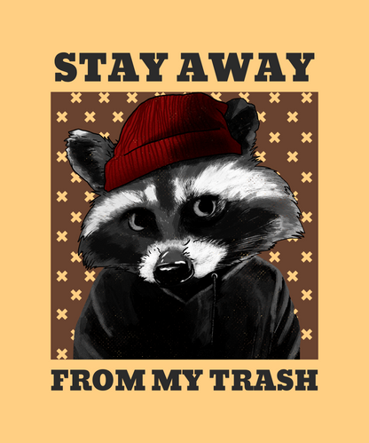 FOMO Fashions Chill Yoda Tee mockup featuring raccoon street‑art graphic on cotton tee Chill Yoda design