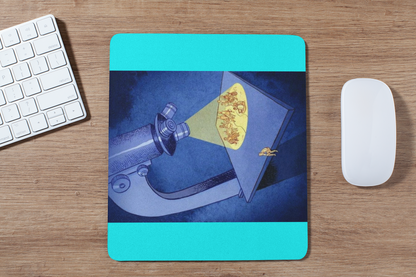 Thinking guy mouse pad